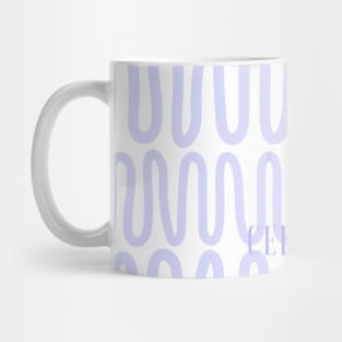 Lines texture pattern Mug